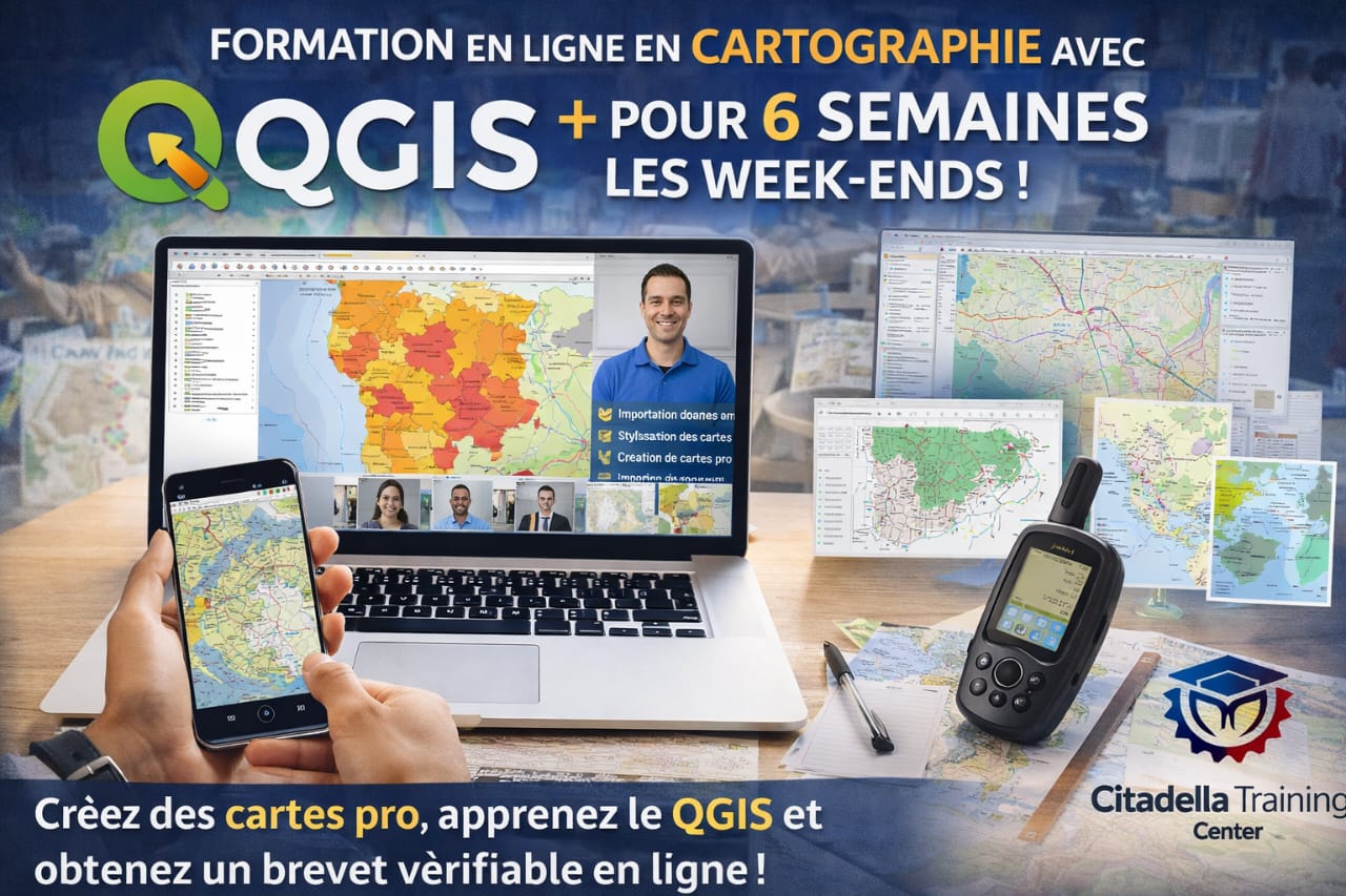 Formation en ligne en Cartographie avec QGIS