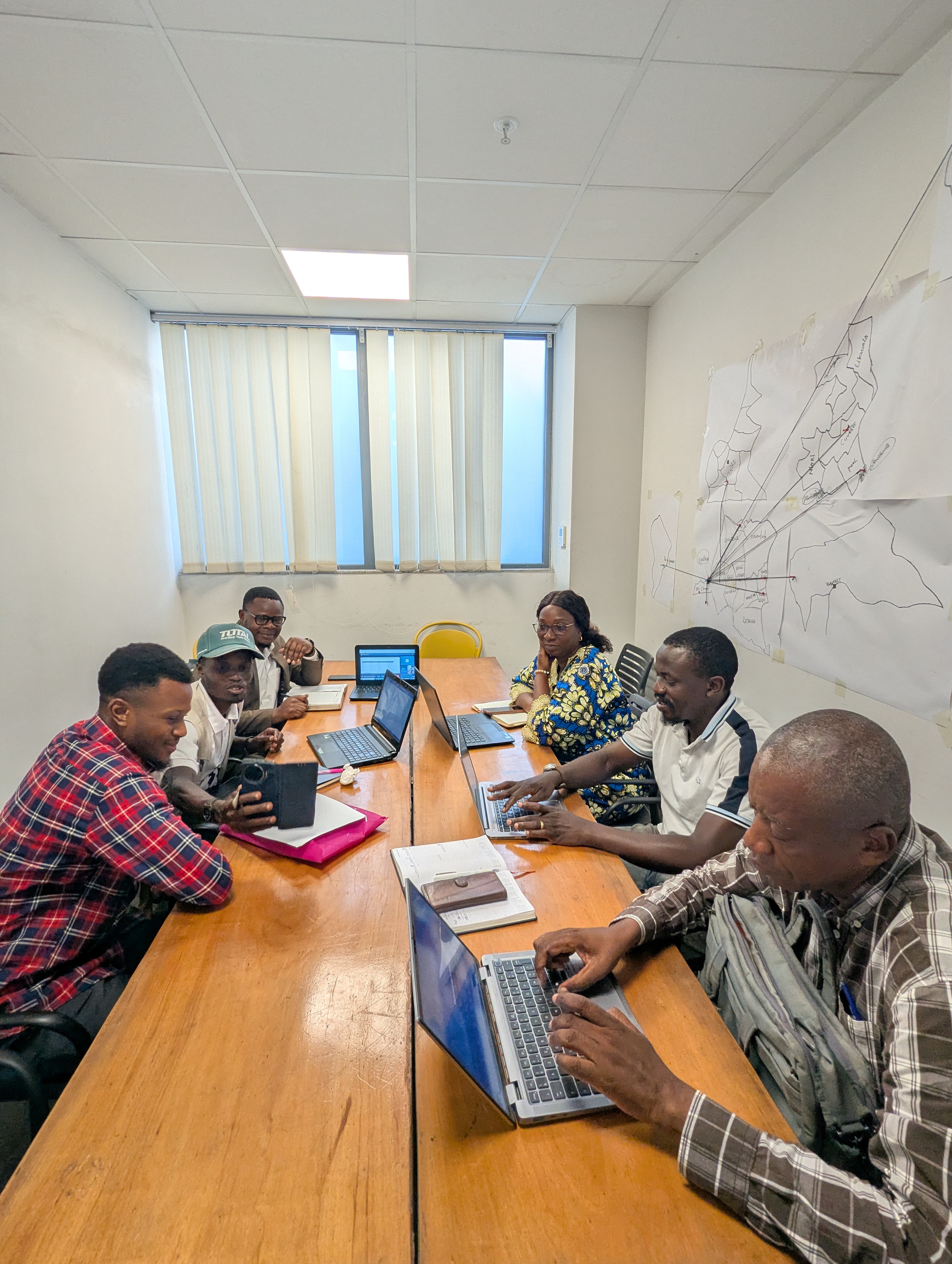 Le début de la classe en présentiel de la Cartographie pour 10 jours à Kinshasa à partir du 10 fevrier 2026